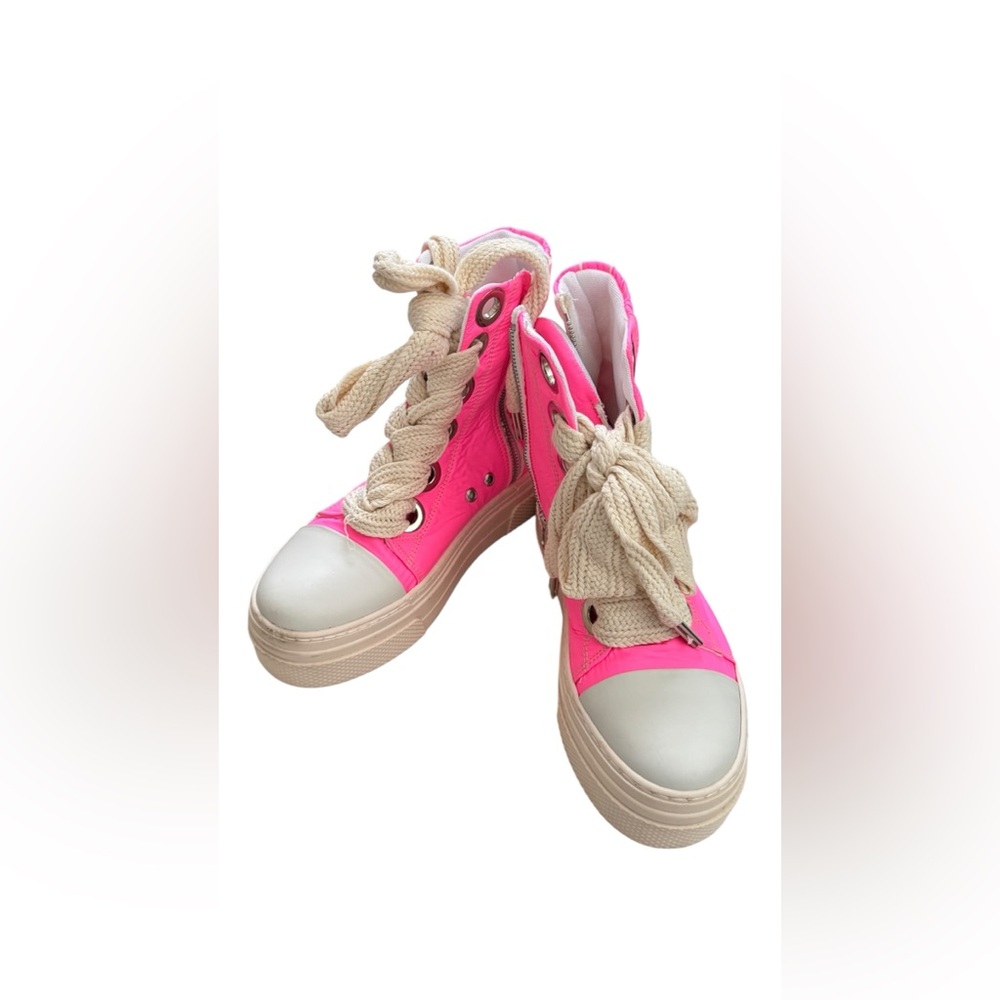 Cristian Zerotre Calipso FUXIA Pink  Sneakers Size 37 EUR ，Made in Italy - Picture 4 of 9